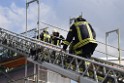 Dachstuhlbrand Koeln Poll Geislarerstr P520